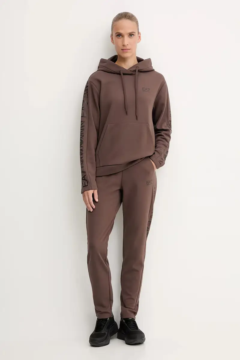 tuta da ginnastica donna colore beige AF10443.7W000116 Marrone