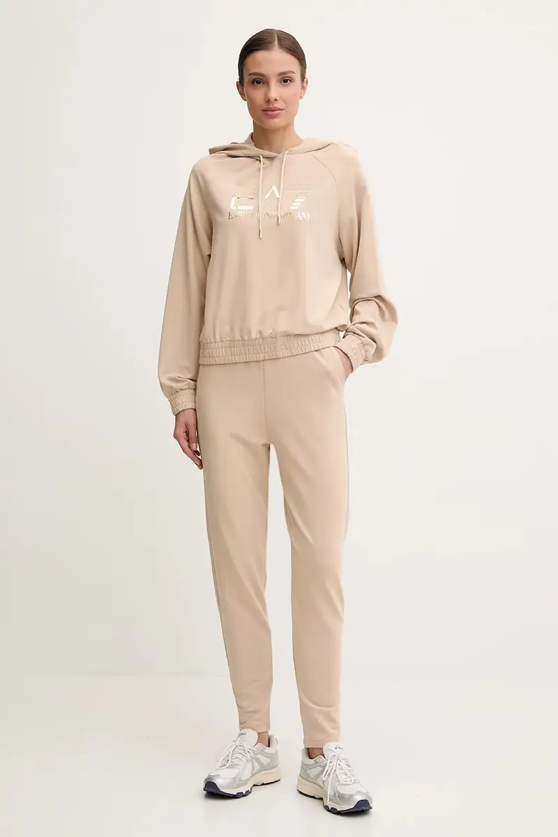 tuta da ginnastica donna colore beige AF12502.7W000687