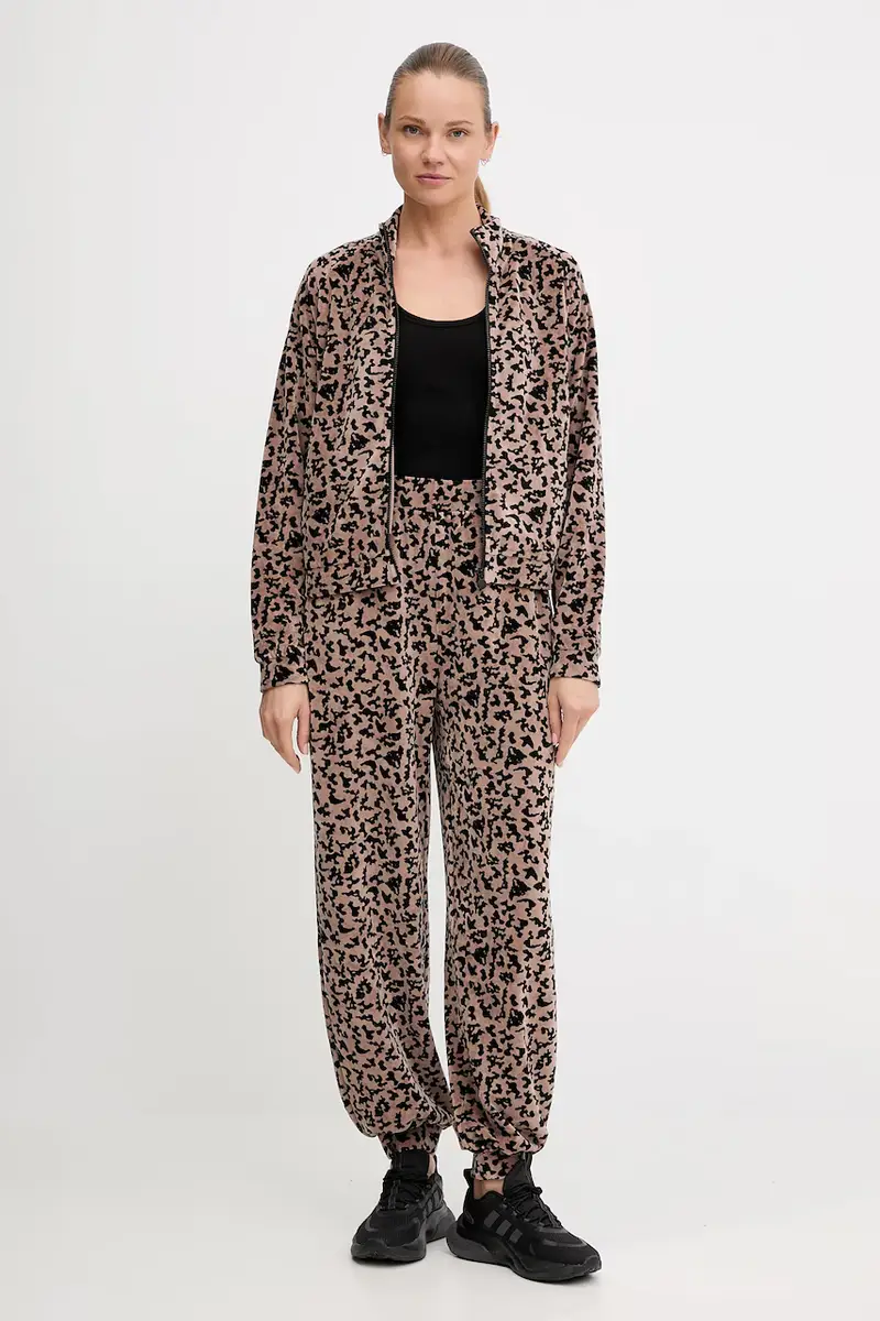 tuta da ginnastica donna colore beige AF15937.7W000665