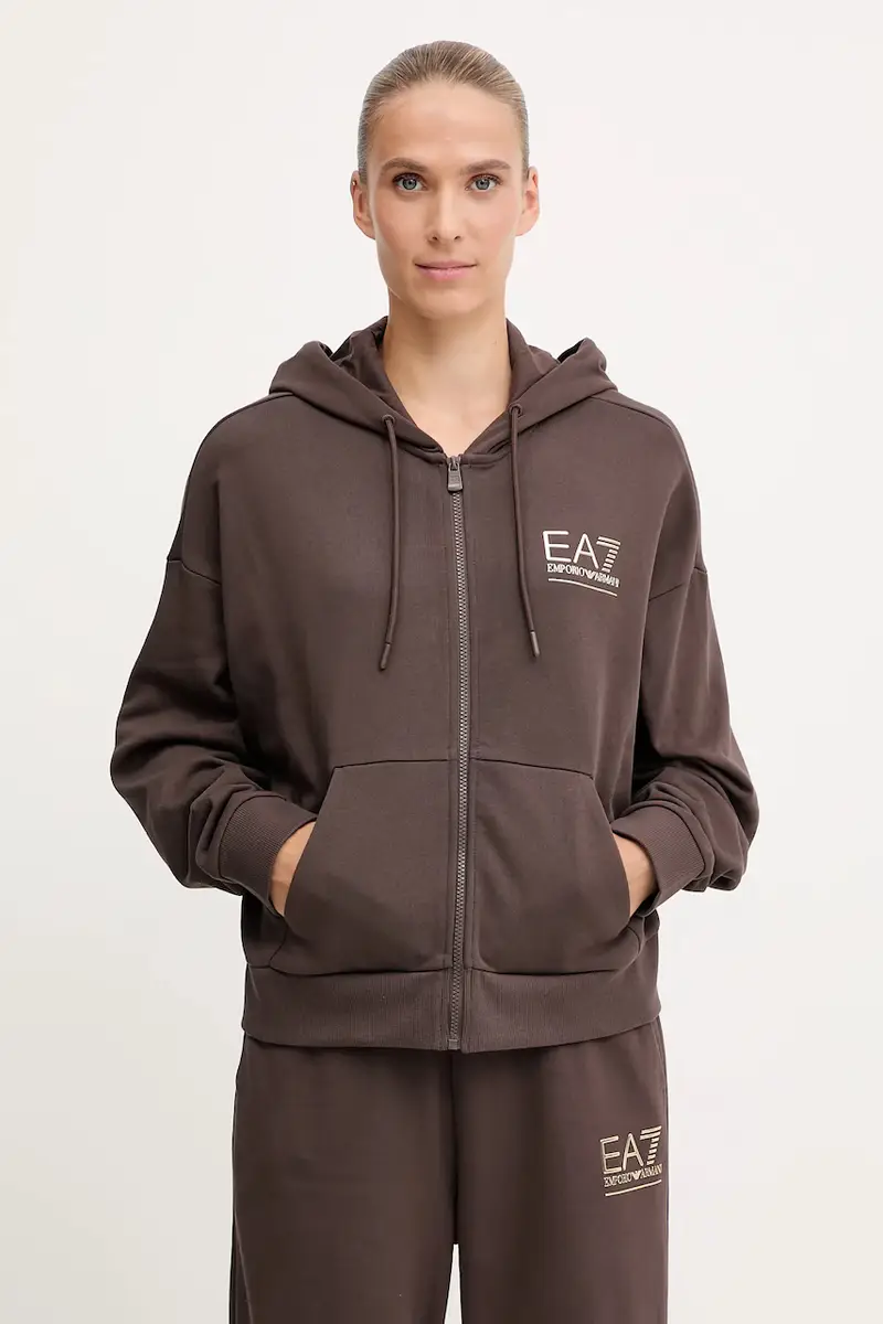 tuta da ginnastica donna colore marrone AF12473.7W000420 miniatura 2