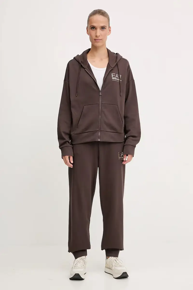 tuta da ginnastica donna colore marrone AF12473.7W000420