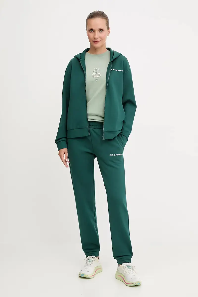 tuta da ginnastica donna colore verde AF10443.7W000802