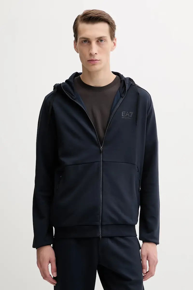 tuta da ginnastica uomo colore blu navy AF12501.7M000665 miniatura 2