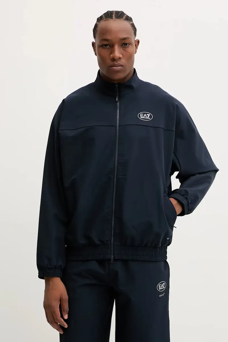 tuta da ginnastica uomo colore blu navy AF13555.7M000836 miniatura 2