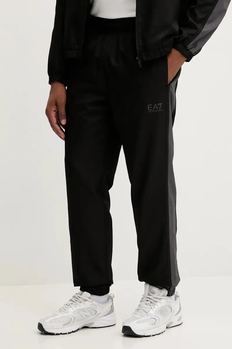 tuta da ginnastica uomo colore nero AF16072.7M000643 miniatura 4