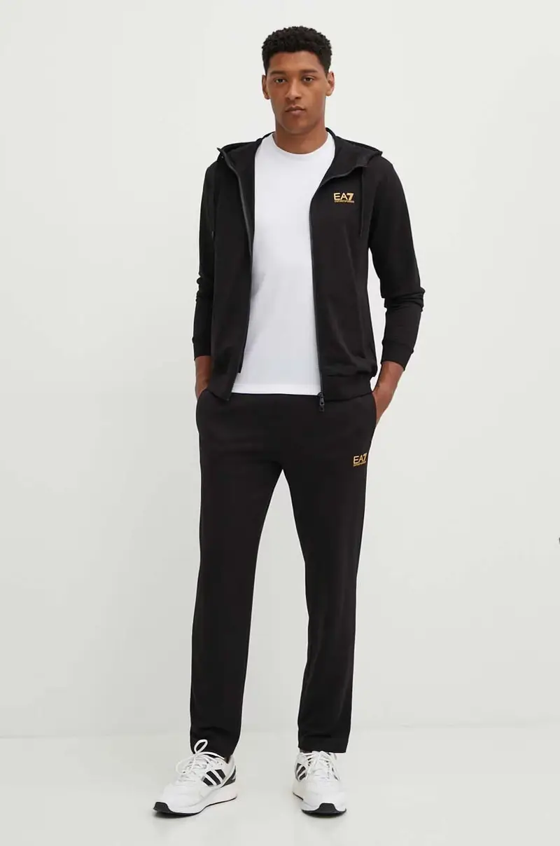 tuta da ginnastica uomo colore nero PJVRZ.8NPV62