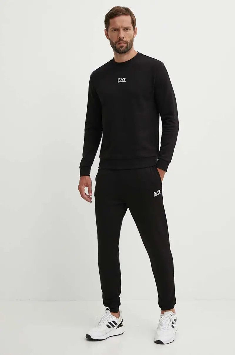 tuta da ginnastica uomo colore nero PJVTZ.8NPV66