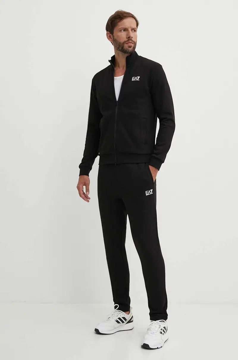 tuta da ginnastica uomo colore nero PJVTZ.8NPV67