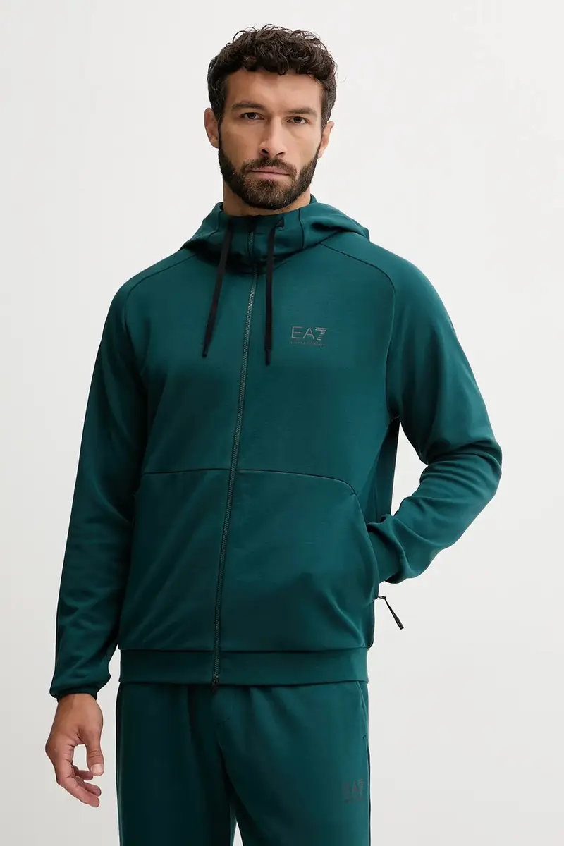 tuta da ginnastica uomo colore turchese AF12501.7M000665 Verde miniatura 3