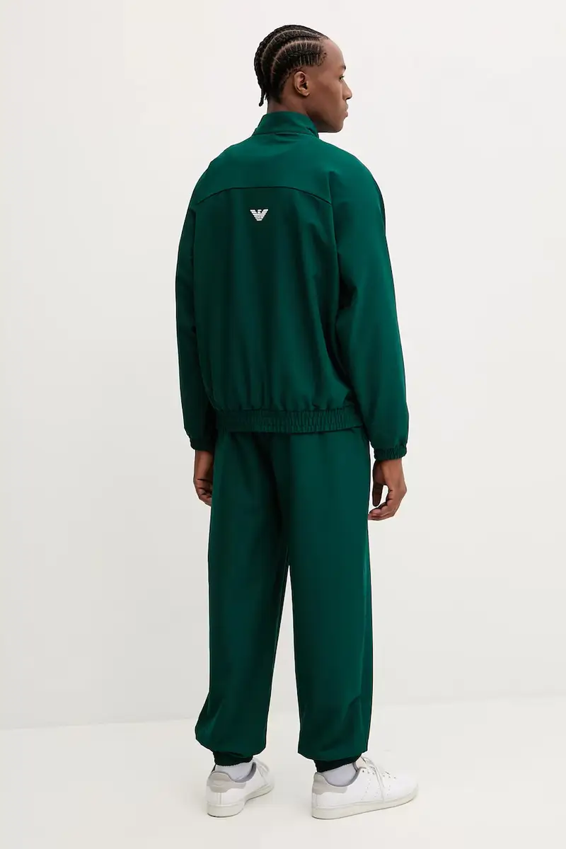 tuta da ginnastica uomo colore verde AF13555.7M000836 miniatura 2