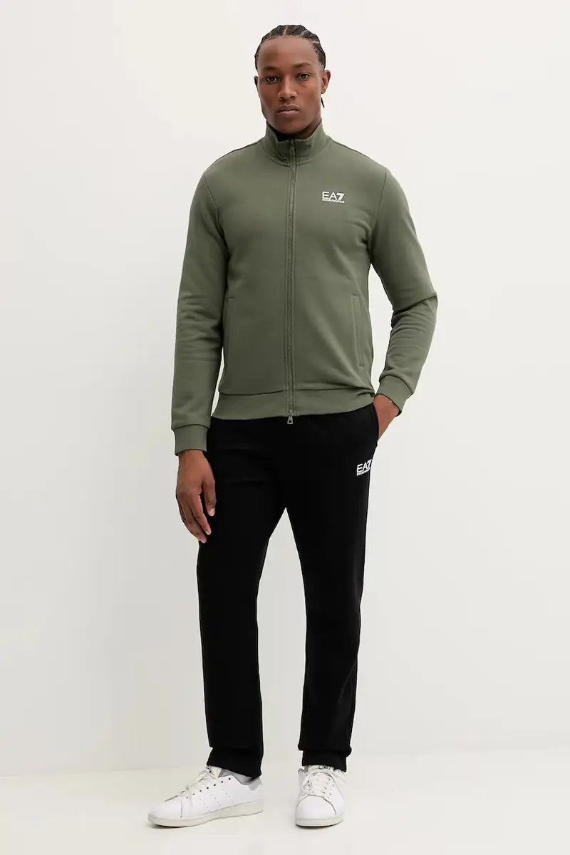 tuta da ginnastica uomo colore verde PJVTZ.8NPV67