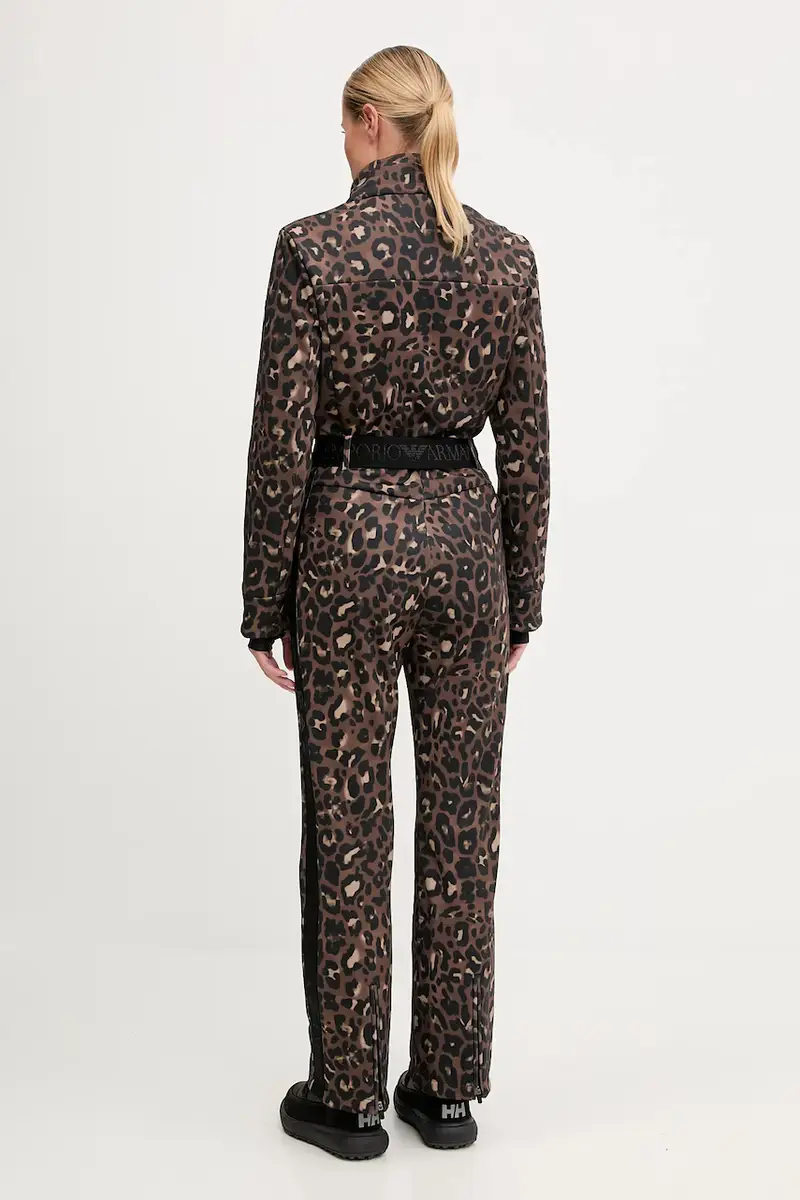 tuta da sci Marrone miniatura 3