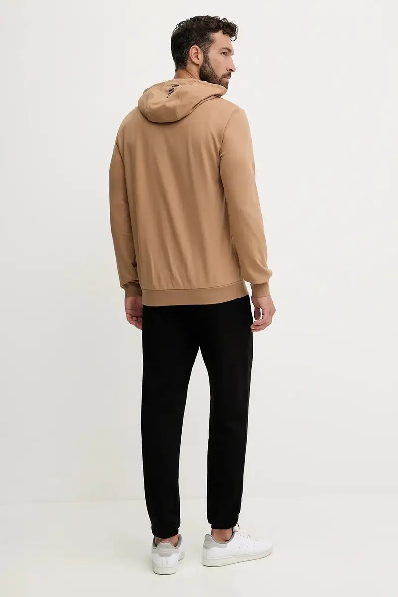 tuta in lana colore blu navy PJVRZ.8NPV64 Marrone miniatura 2