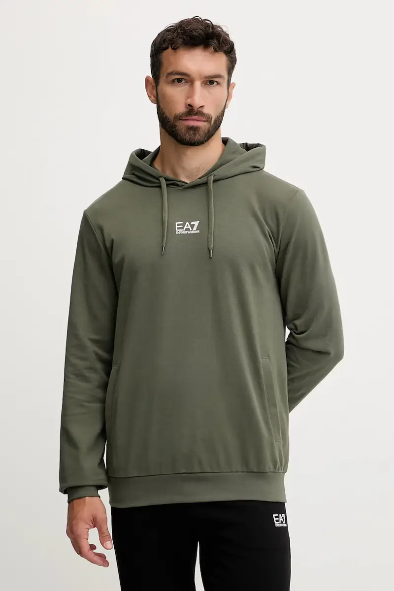 tuta in lana colore blu navy PJVRZ.8NPV64 Verde miniatura 3