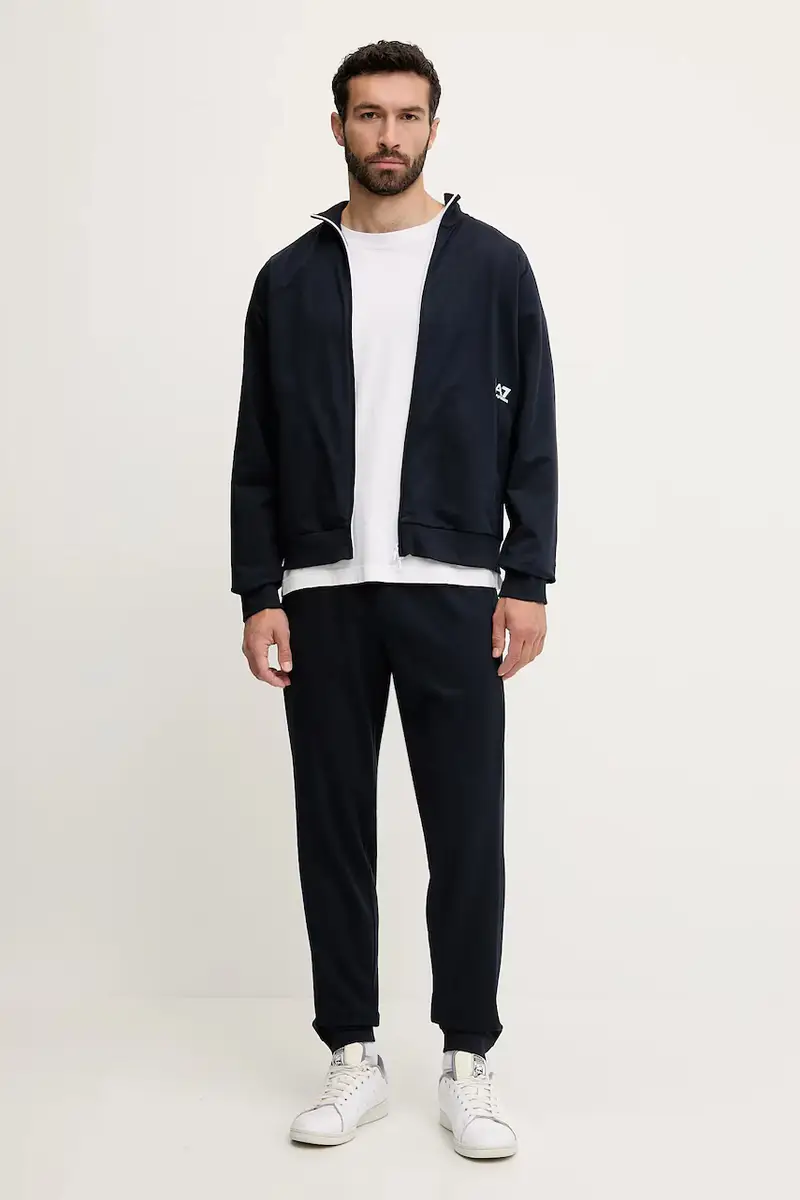 tuta in lana uomo colore blu navy AF12681.7M000206