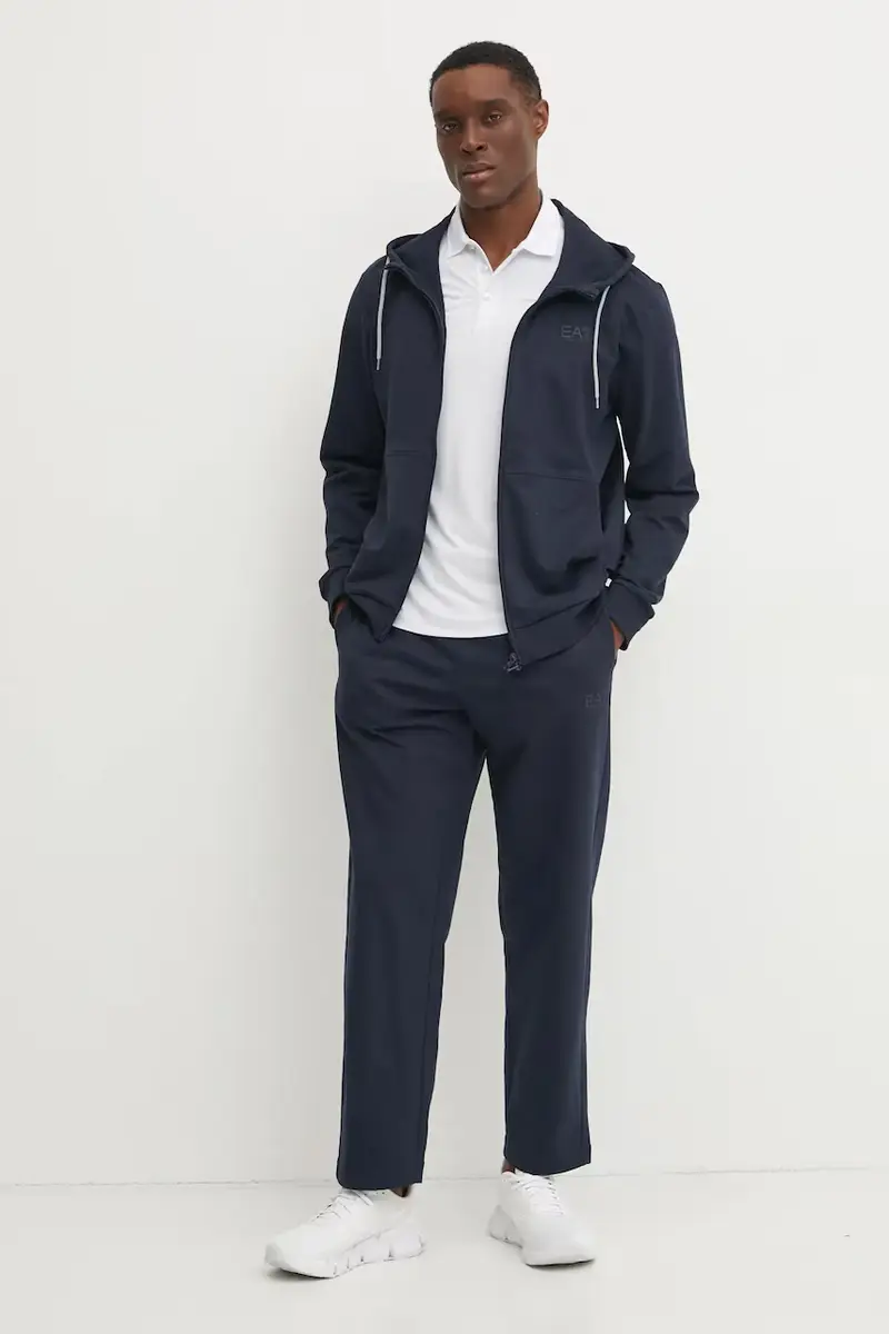 tuta in lana uomo colore blu navy AF13512.7M000236 miniatura 2