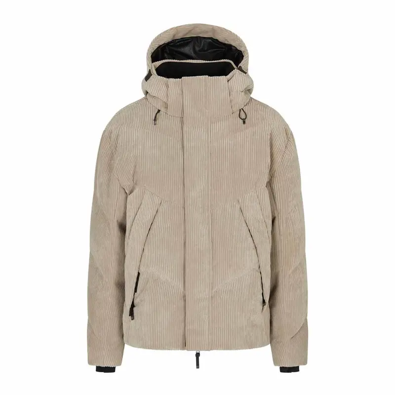 Emporio Armani Velluto St Moritz Beige - Piumino Sci Uomo S