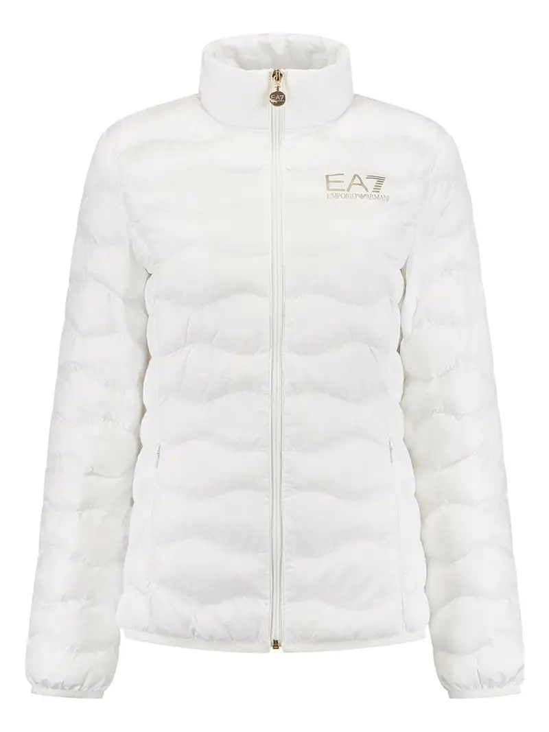 giubbino ea7 da donna - bianco