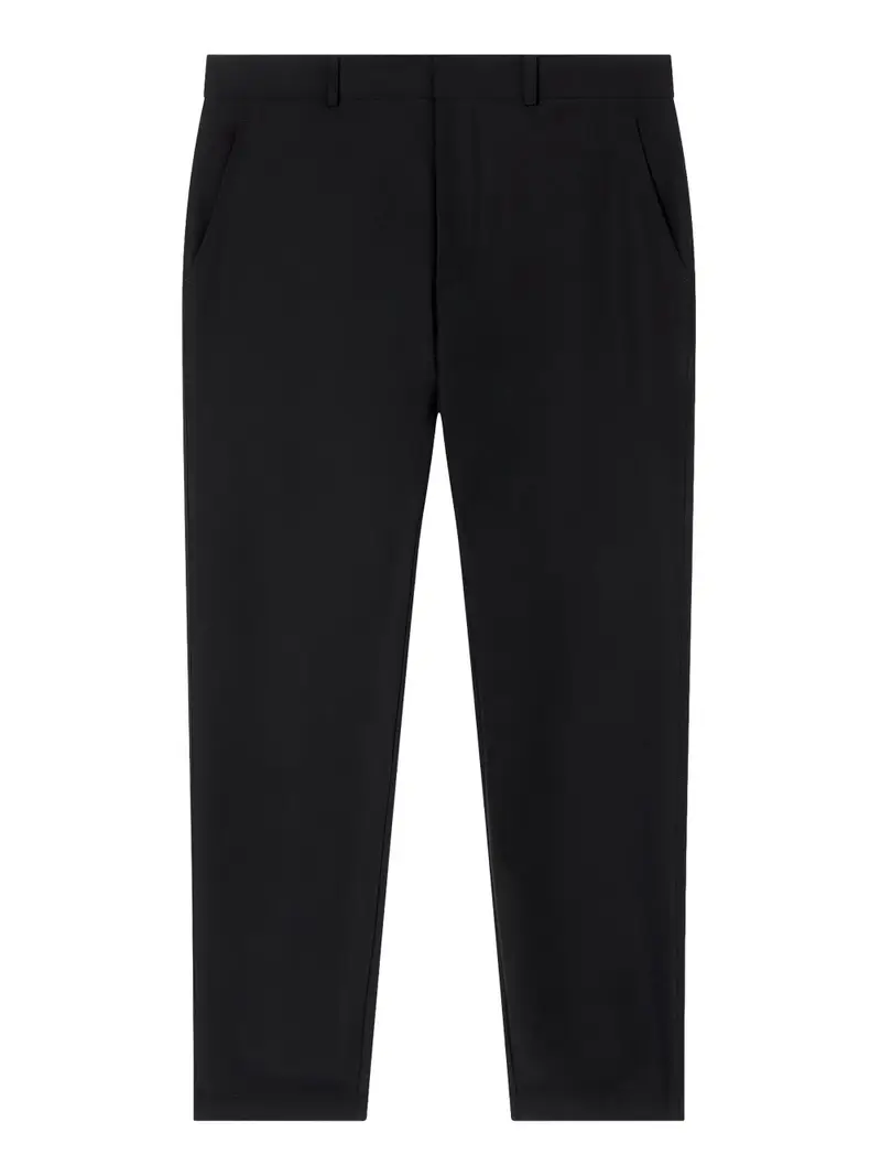 pantalone chino ea7 da uomo - nero