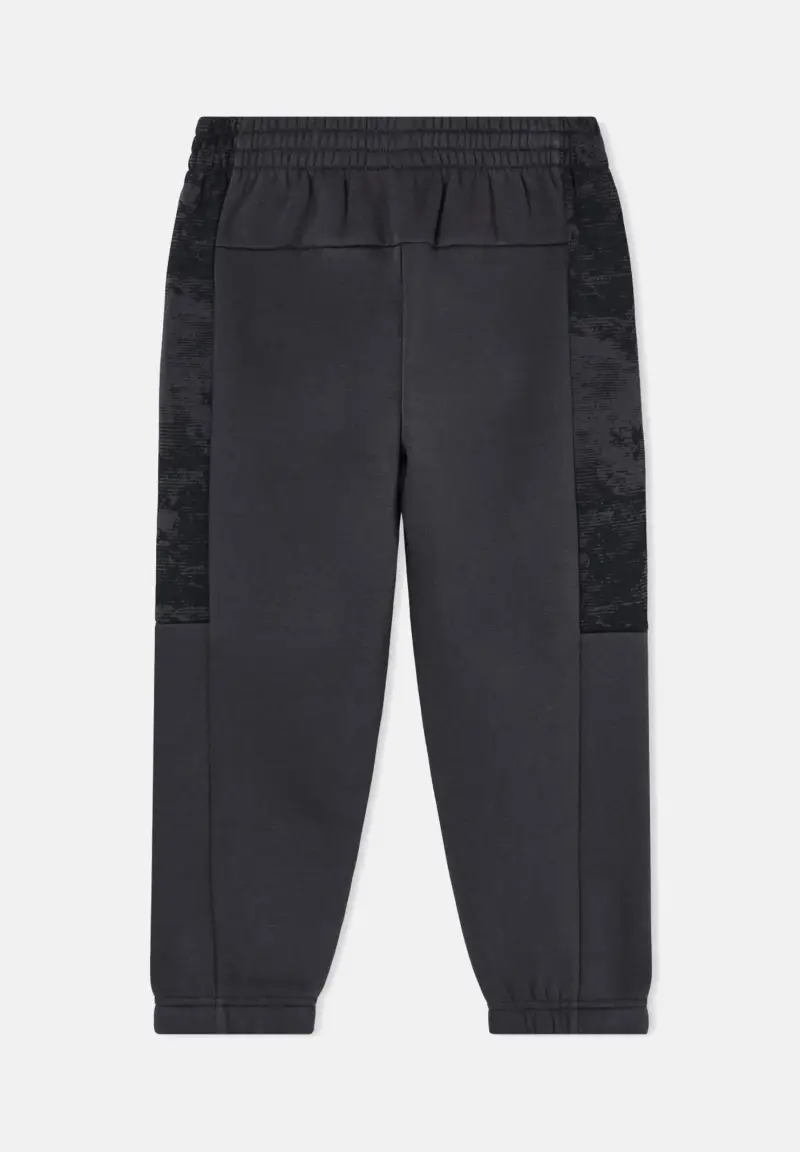 Pantalone sportivo grigio da bambino con logo miniatura 2