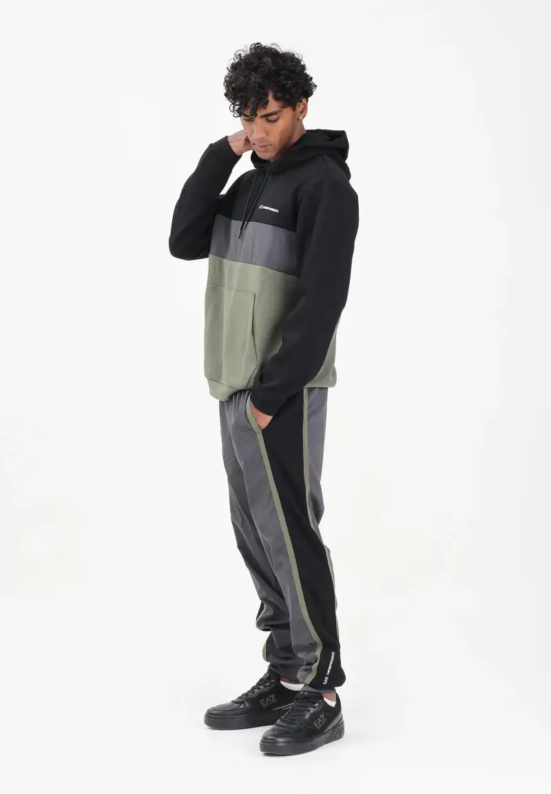 Pantalone sportivo grigio da uomo miniatura 2