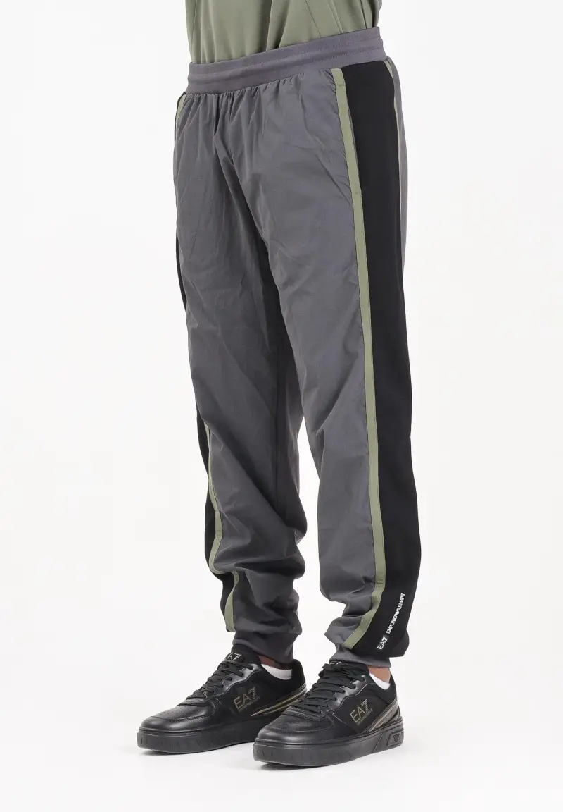 Pantalone sportivo grigio da uomo