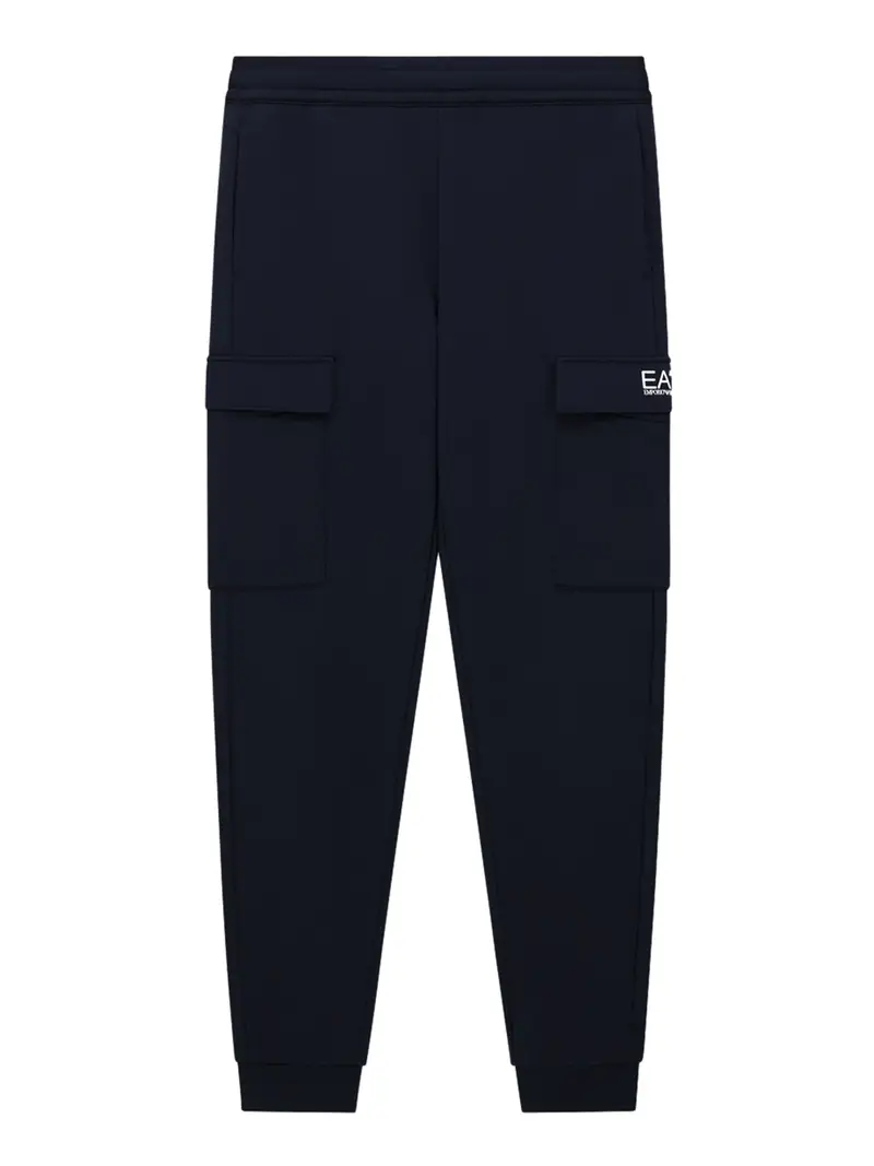 pantalone tuta ea7 cargo da uomo - blu