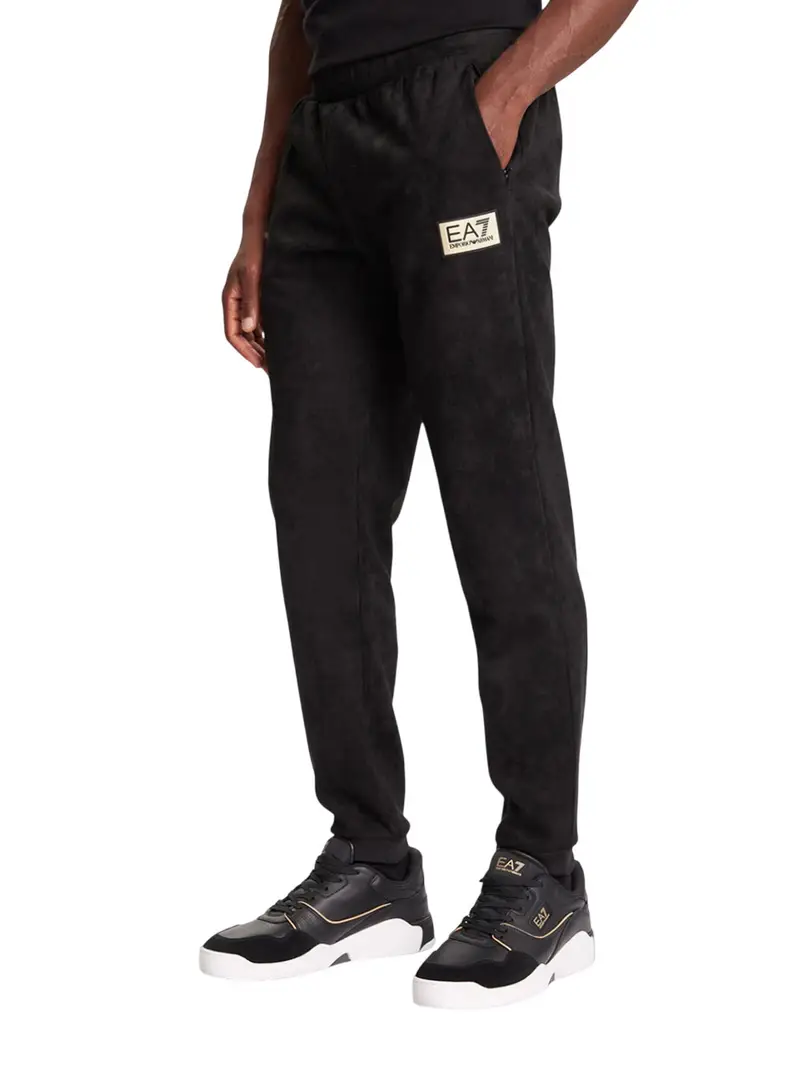 pantalone tuta ea7 da uomo - nero