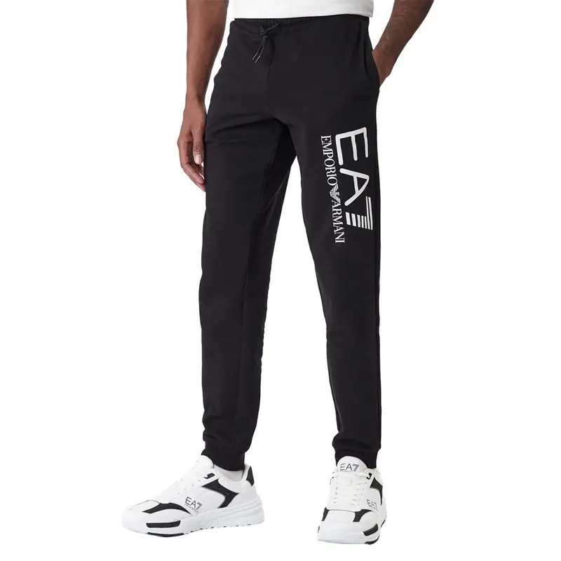 Pantaloni Con Polsino Core Big Logo Nero Uomo L