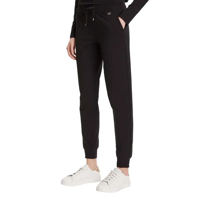 Pantaloni Con Polsino Core Nero Donna M
