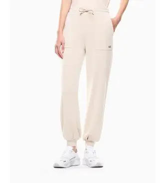 per donna 7W000193_AF12643 Pantaloni beige CORE LADY RELAX (L), Casual, Sportivo, Sintetico, Running, Tennis / Paddle tennis, Multispor