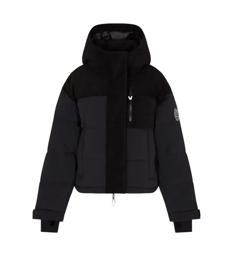 per donna. 7W000374_AF14636 Giacca da sci nera St. Moritz (XS), Nero, Casual, Poliestere