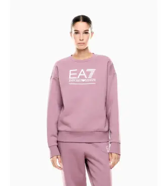 per donna 7W000421_AF10377 Felpa con maxi logo Pink Visibility (XL), Casual, Rosa, Cotone