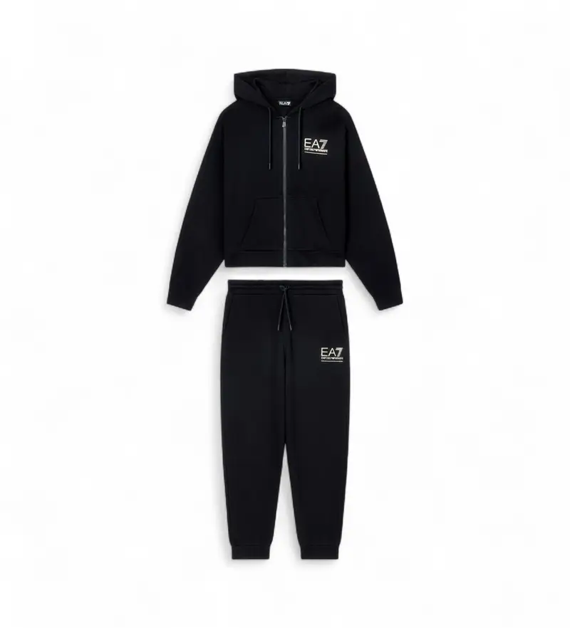 per donna 7W000425_AF10377 Tuta nera Train Visibility (M), Nero, Casual, Sportivo, Poliestere