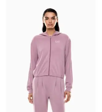 per donna 7W000443_AF12643 Felpa con cappuccio rosa preziosa (XL), Casual, Poliestere