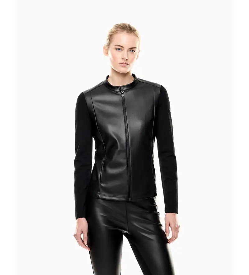 per donna. 7W000451_AF16010 Giacca nera Train Winter Mix (S), Nero, Casual, Poliestere