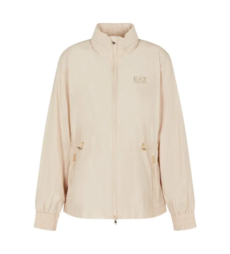 per donna 7W000471_AF12454 Giacca in nylon beige Core Lady (XXS), Casual, Sportivo, Multisport, Poliestere