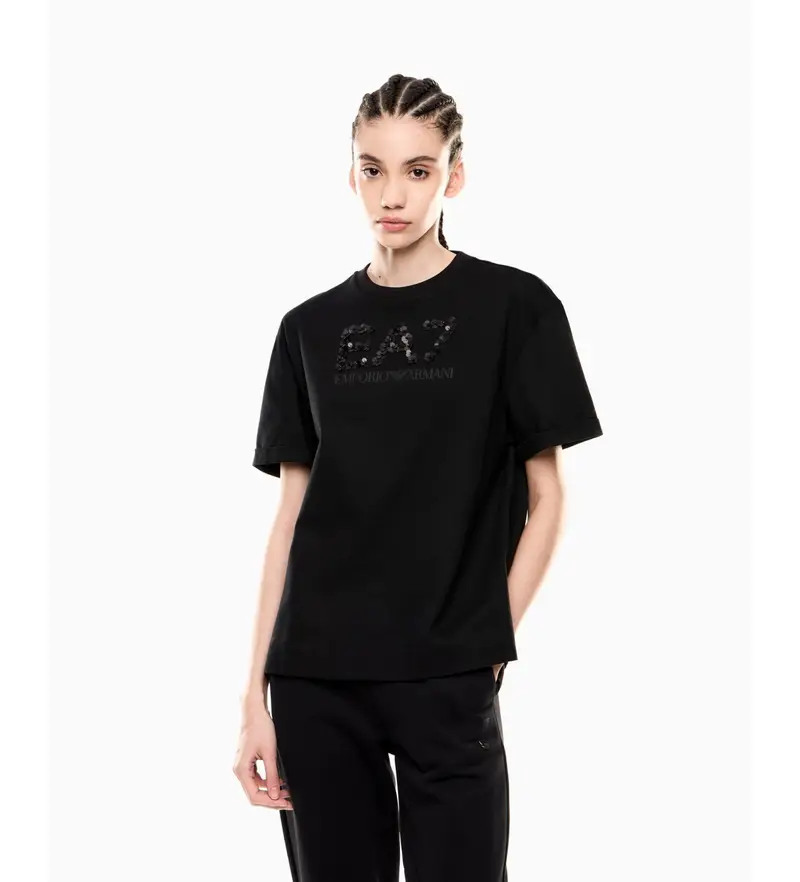 Ea7 T-shirt Donna Nero 3537943
