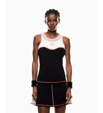 per donna 7W000556_AF19155 Maglietta nera Tennis Pro Freestyle (M), Nero, Sportivo, Multisport, Poliamide, Senza maniche / cinghie