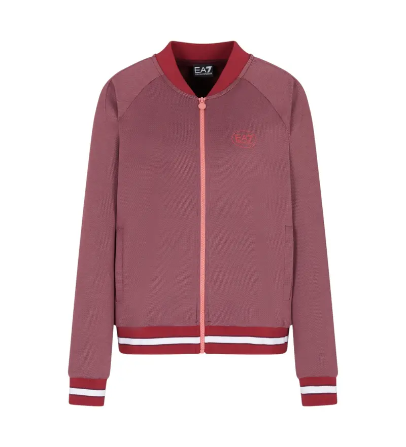 per donna 7W000570_AF16253 Felpa Tennis Club bordeaux (XS), Casual, Sportivo, Viscosa