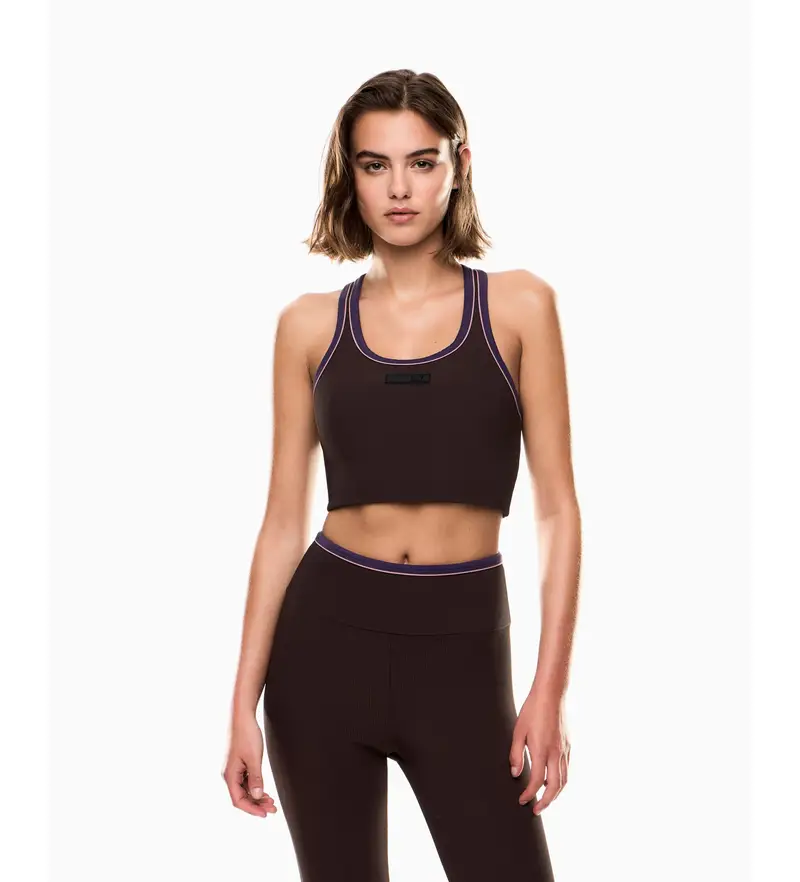 Ea7 Top Donna Marrone 4138837