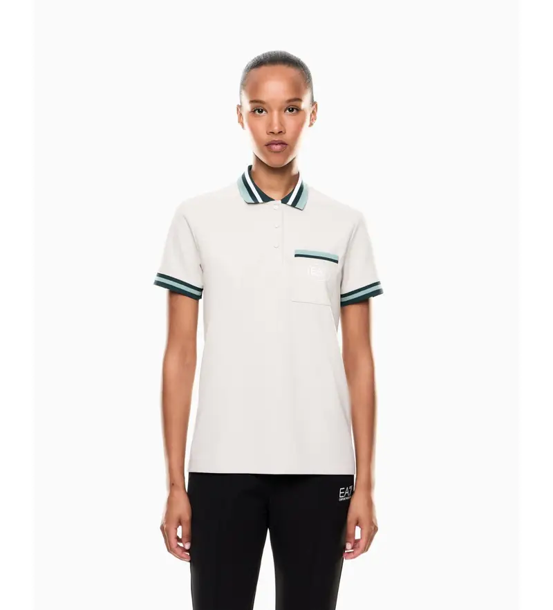 Ea7 Polo Donna Bianco 4138196