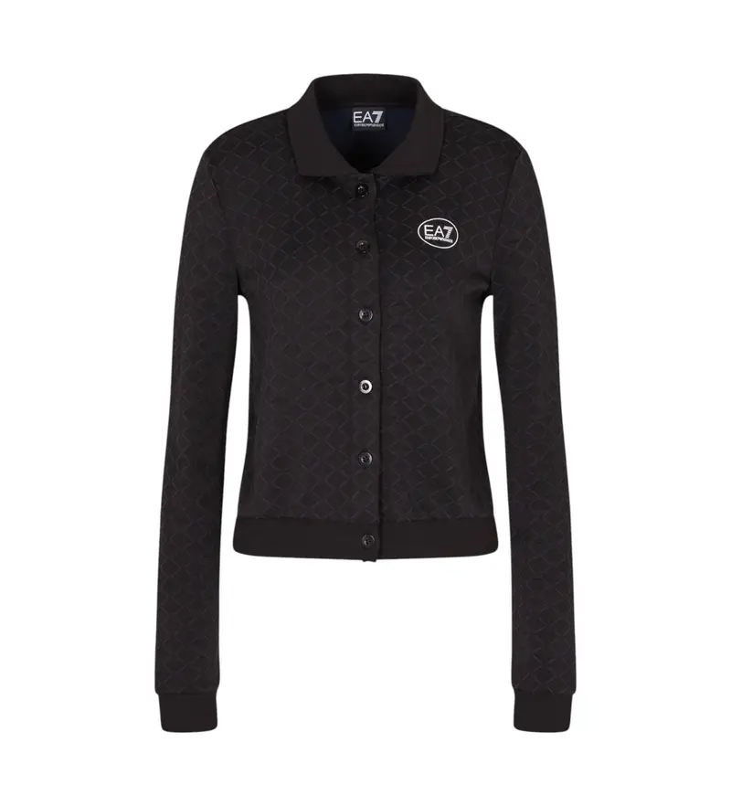 per donna. 7W000611_AF16752 Giacca da golf Train nera (XS), Nero, Casual, Poliestere, Manica lunga