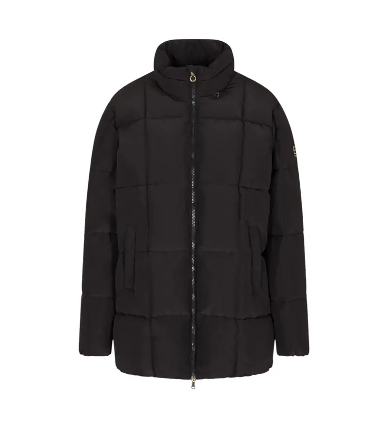 per donna. 7W000648_AF16074 Giacca invernale da montagna nera (XXS), Nero, Casual, Poliestere