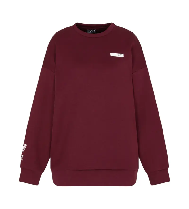 per donna 7W000674_AF13151 Felpa marrone Ventus7 naturale (XS), Casual, Granata, Cotone, Manica lunga