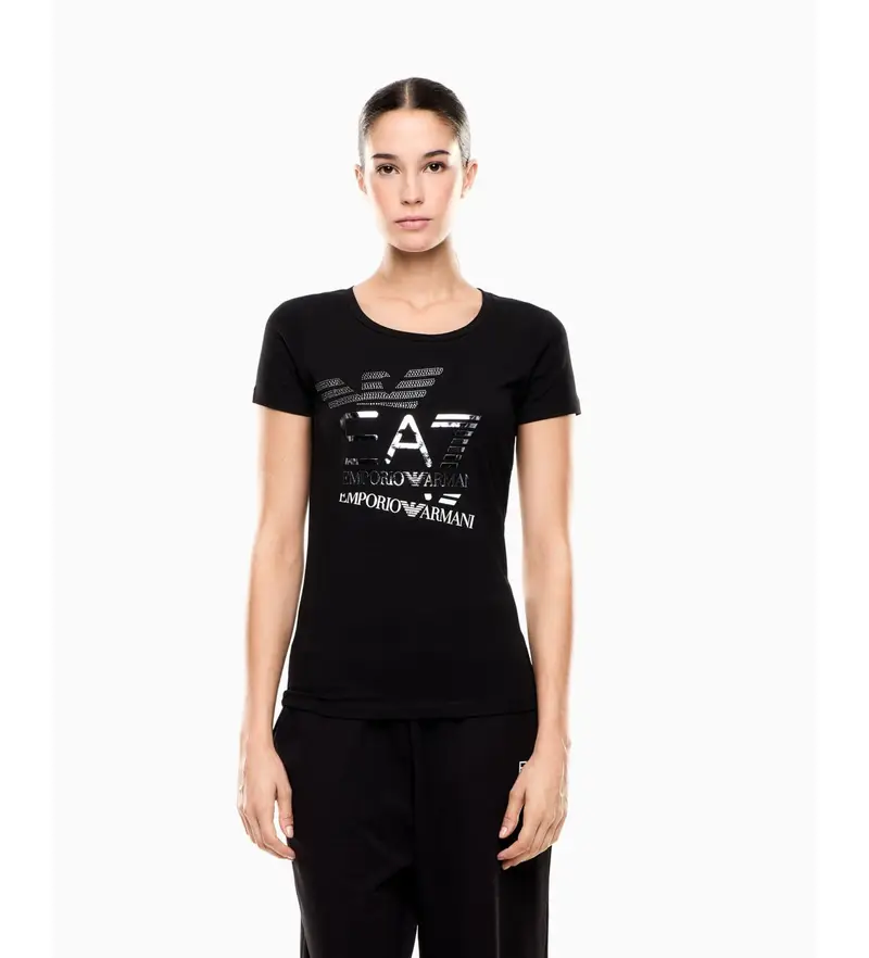 Ea7 T-shirt Donna Nero 3537954