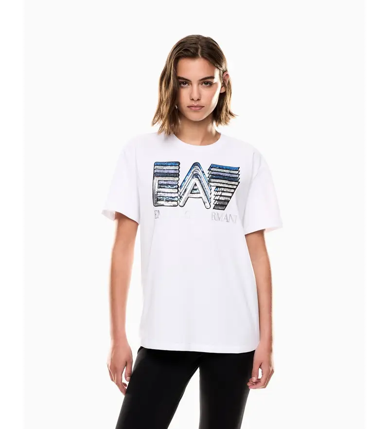 Ea7 T-shirt Donna Bianco 4138202