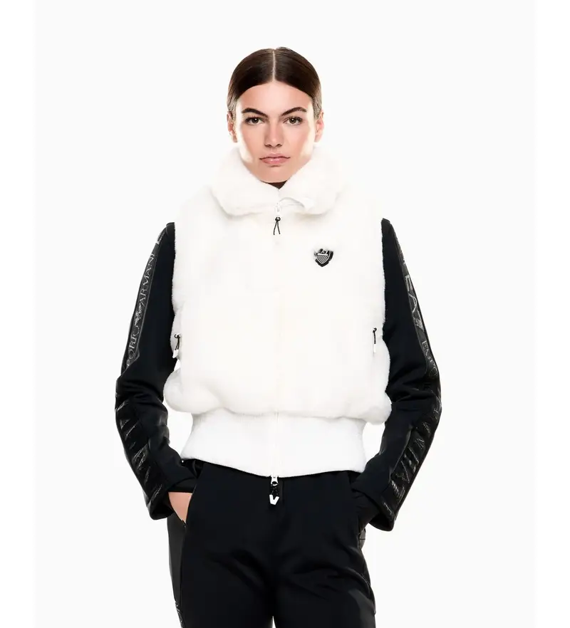 Ea7 Gilet Donna Bianco 4145883
