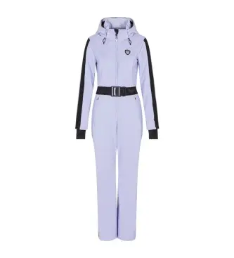 per donna 7W000791_AF13891 Tuta da sci W Kitzbuhel Softshell Lavanda (M), Casual, Lilla, Poliestere, Manica lunga