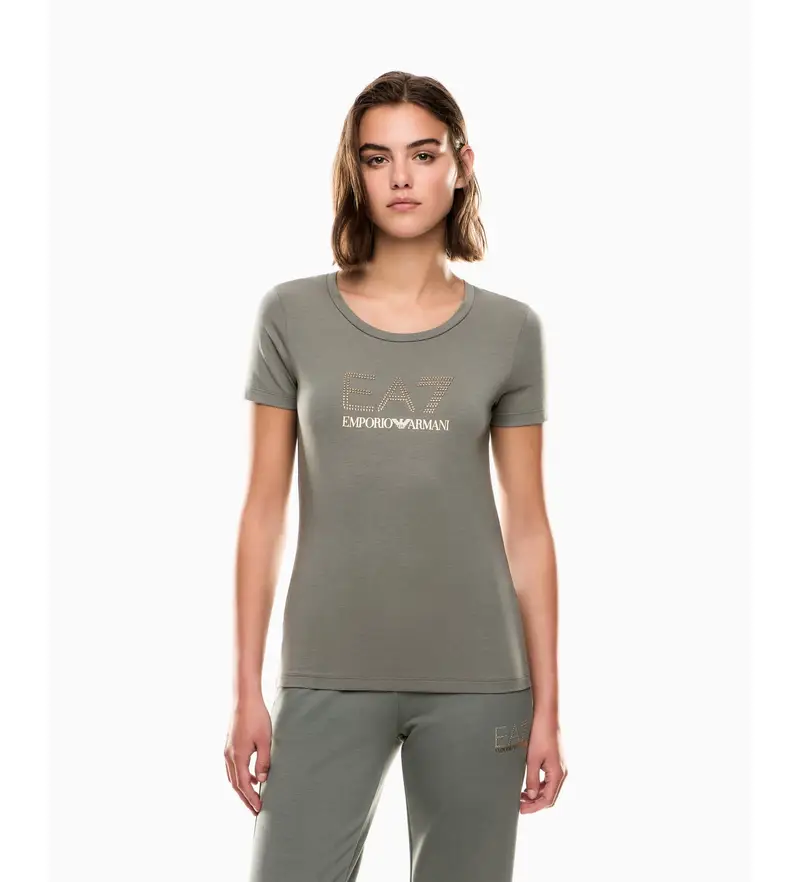 Ea7 T-shirt Donna Verde 3728415